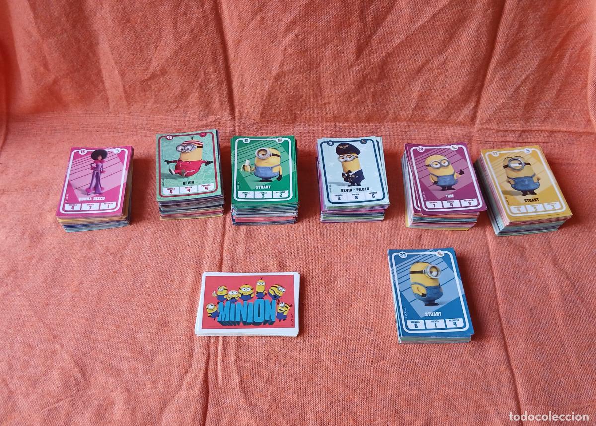 Coleccionismo cromos antiguos: Minions Nace un villano Las aventuras del joven villano 600 cards y 28 pegatinas 2021 carrefour