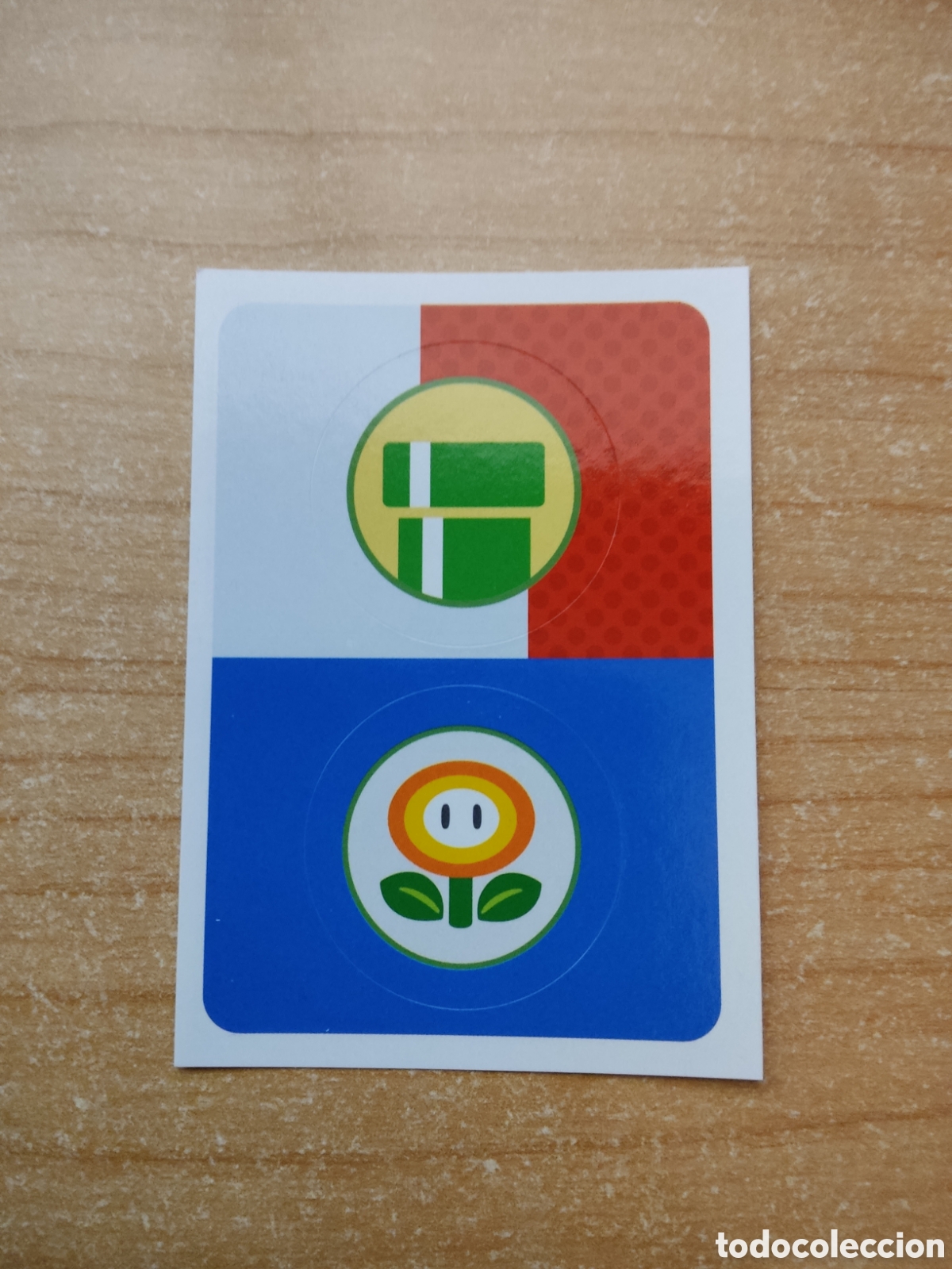 Collectable Antique Stickers: 4 A Y 4 B CROMO SUPER MARIO ITS A ME MARIO