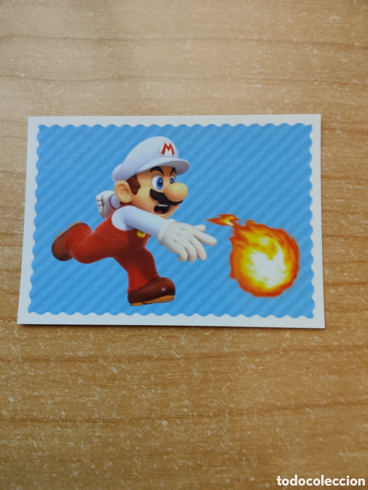 Collectable Antique Stickers: 6 CROMO SUPER MARIO ITS A ME MARIO