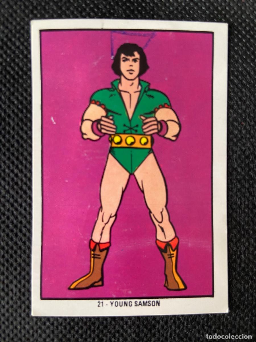 Coleccionismo cromos antiguos: ANTIGUO CROMO 21 &ldquo; YOUNG SAMSON &ldquo; NUEVO FESTIVAL HANNA BARBERA FHER 1973