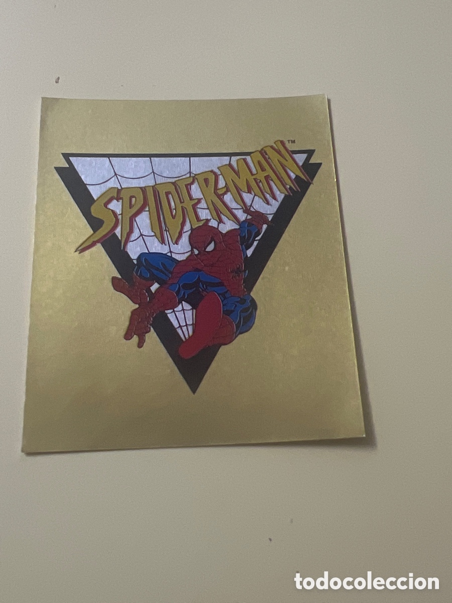 Collectionnisme Cartes &agrave; collectionner anciennes: Spiderman - Spider-Man - Letra J - Marvel Comics - Editorial Panini A&ntilde;o 1995 - Adhesivo Nunca Pegado