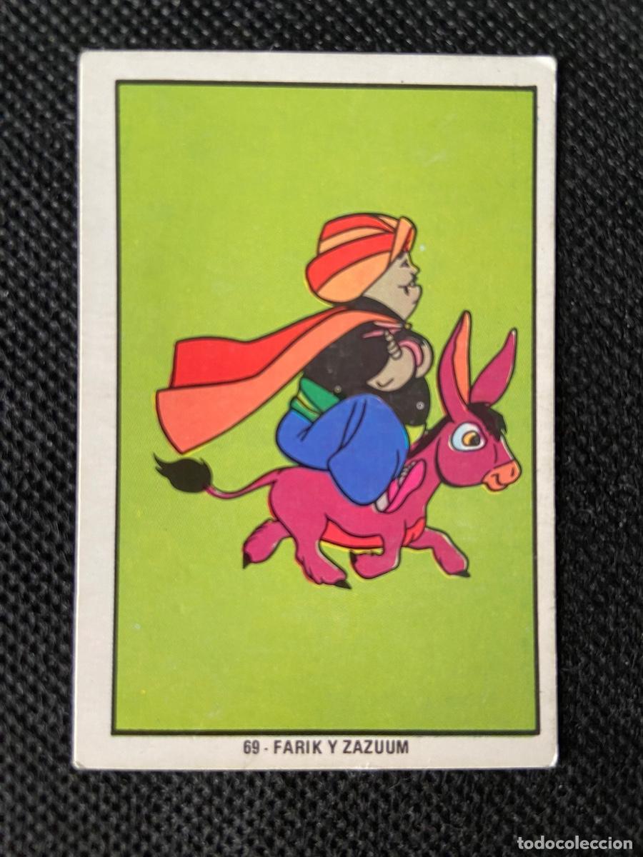 Collectionnisme Cartes &agrave; collectionner anciennes: ANTIGUO CROMO 69 &ldquo; FARIK Y ZAZUUM &ldquo; NUEVO FESTIVAL HANNA BARBERA FHER 1973