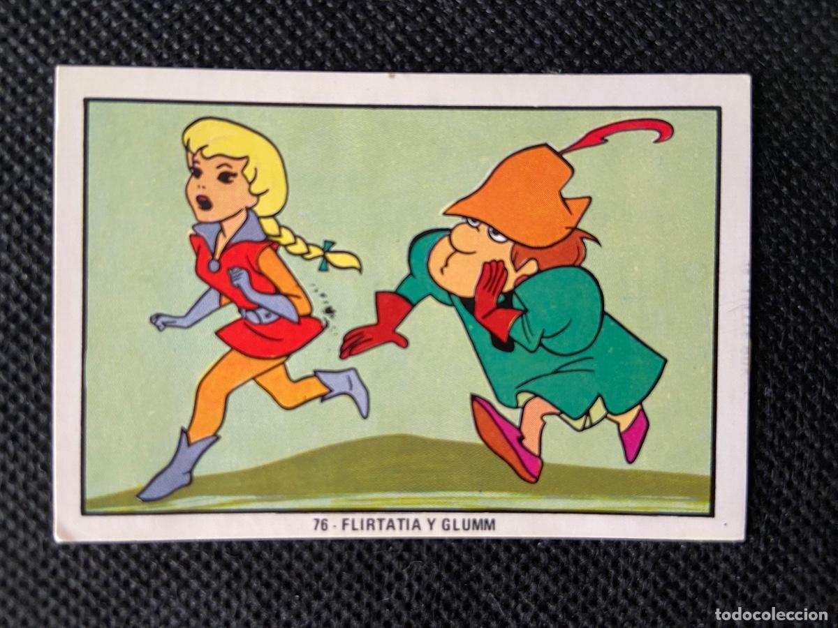 Collezionismo Figurine antiche: ANTIGUO CROMO 76 &ldquo; FLIRTATIA Y GLUMM &ldquo; NUEVO FESTIVAL HANNA BARBERA FHER 1973
