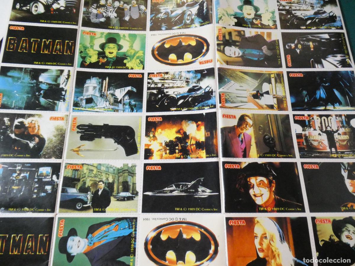 Coleccionismo cromos antiguos: 30 CROMOS CHUCHER&Iacute;AS PASTELITOS. FIESTA CHICLES. PEL&Iacute;CULA BATMAN 1989 1994.