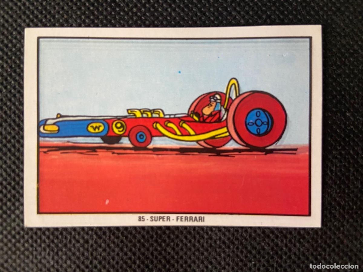 Coleccionismo cromos antiguos: ANTIGUO CROMO 85 &ldquo; COCHE S&Uacute;PER FERRARI &ldquo; NUEVO FESTIVAL HANNA BARBERA FHER 1973