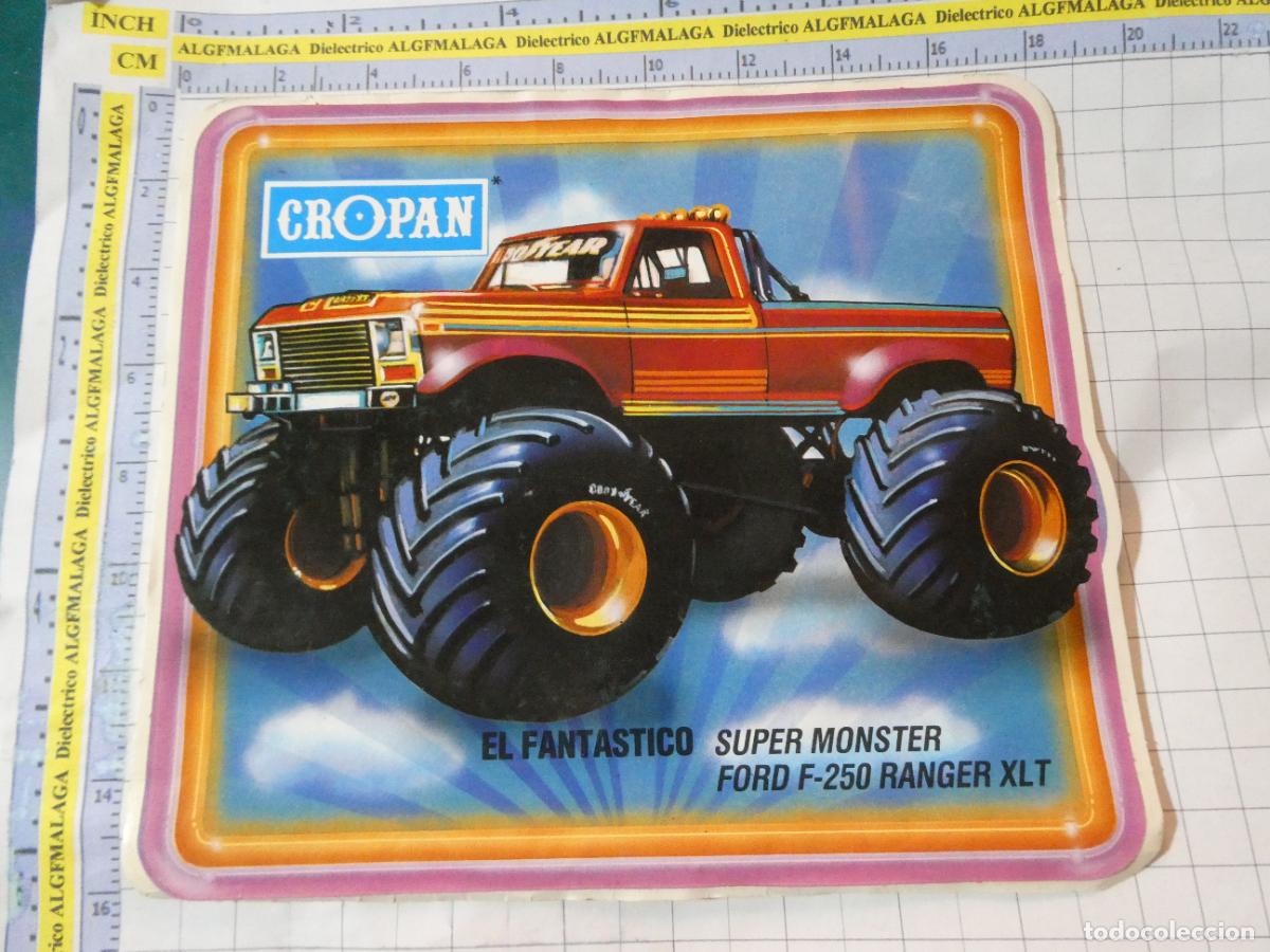 Collectionnisme Cartes &agrave; collectionner anciennes: CROMO CHUCHER&Iacute;AS PASTELITOS. CROPAN EL FANTASTICO SUPER MONSTER FORD F-250 RANGER XLT
