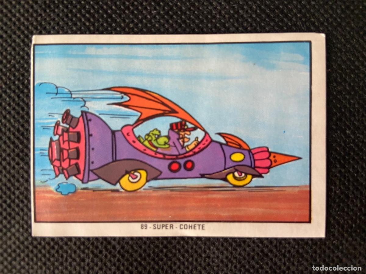Coleccionismo cromos antiguos: ANTIGUO CROMO 89 &ldquo; COCHE S&Uacute;PER COHETE &ldquo; NUEVO FESTIVAL HANNA BARBERA FHER 1973