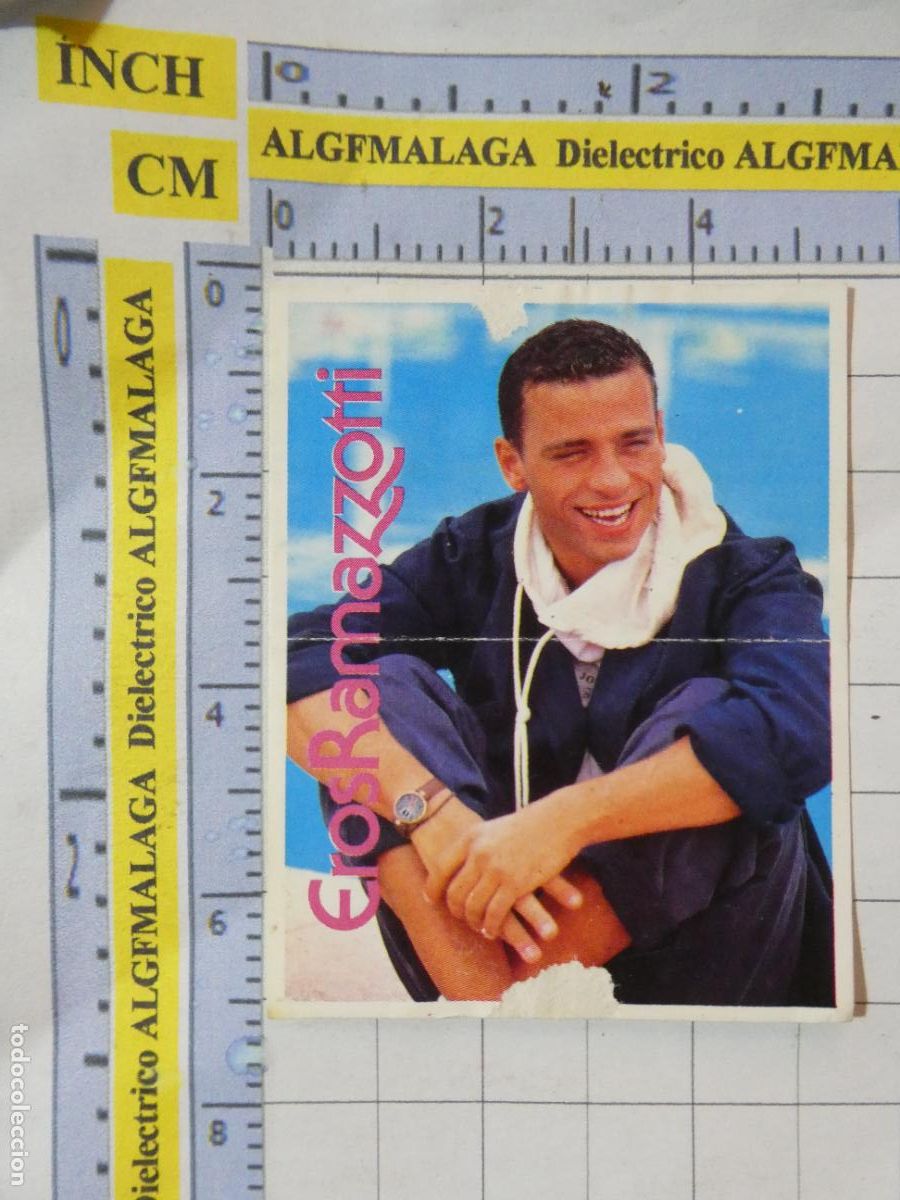 Coleccionismo cromos antiguos: CROMO CHUCHER&Iacute;AS PASTELITOS. MATUTANO SONRICS PEGATE ESTRELLAS ROCK. EROS RAMAZZOTTI 106