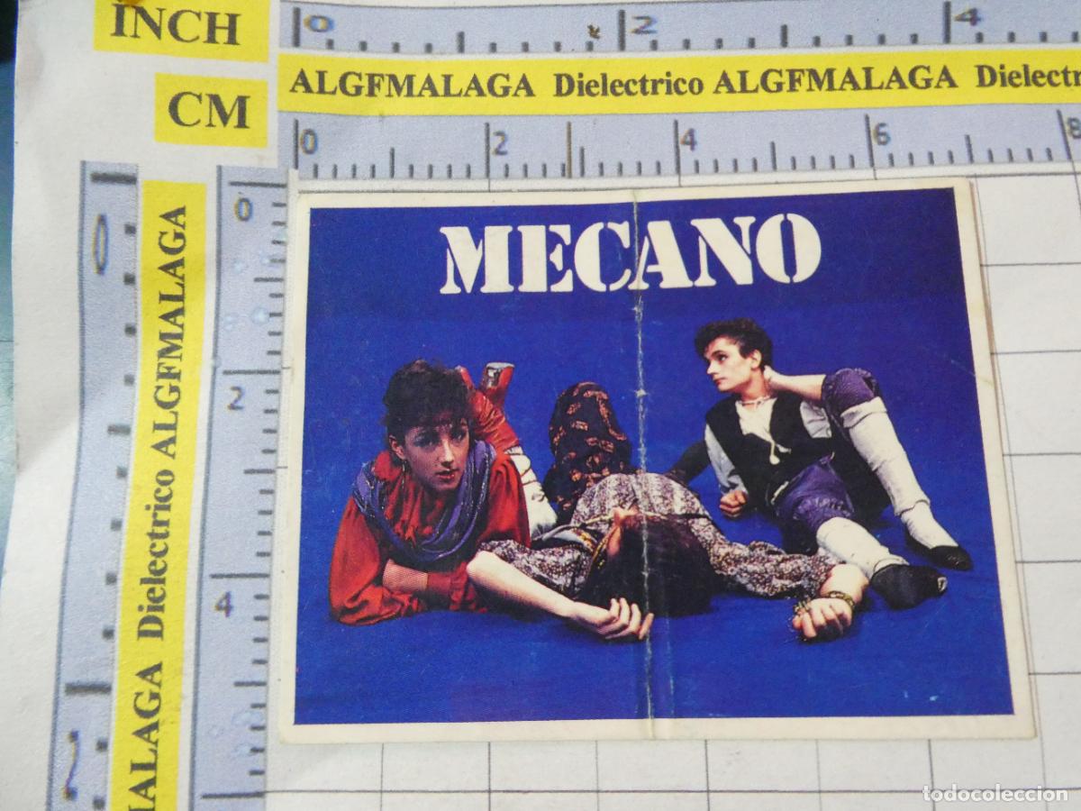 Coleccionismo cromos antiguos: CROMO CHUCHER&Iacute;AS PASTELITOS. MATUTANO SONRICS PEGATE ESTRELLAS ROCK. MECANO 107