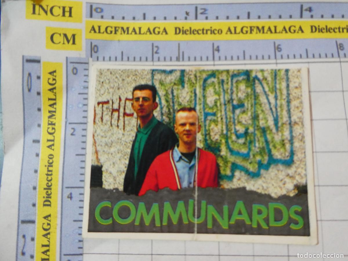 Coleccionismo cromos antiguos: CROMO CHUCHER&Iacute;AS PASTELITOS. MATUTANO SONRICS PEGATE ESTRELLAS ROCK. THE COMMUNARDS 108