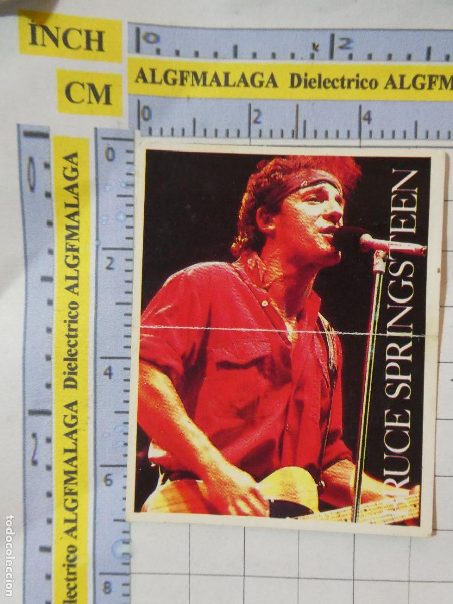 Coleccionismo cromos antiguos: CROMO CHUCHER&Iacute;AS PASTELITOS. MATUTANO SONRICS PEGATE ESTRELLAS ROCK. BRUCE SPRINGSTEEN 109
