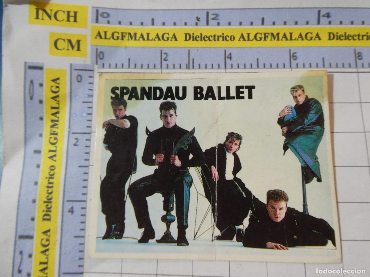 Coleccionismo cromos antiguos: CROMO CHUCHER&Iacute;AS PASTELITOS. MATUTANO SONRICS PEGATE ESTRELLAS ROCK. SPANDAU BALLET 111