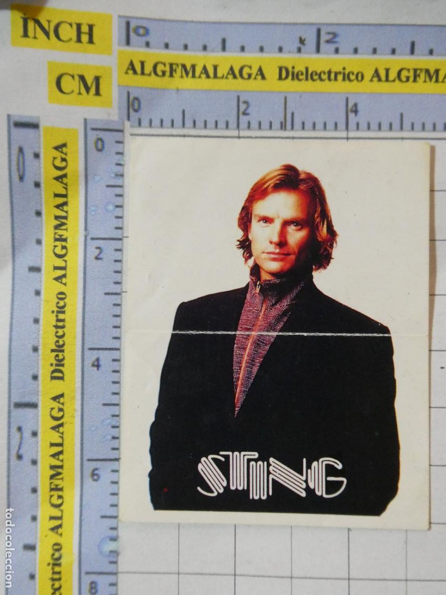 Coleccionismo cromos antiguos: CROMO CHUCHER&Iacute;AS PASTELITOS. MATUTANO SONRICS PEGATE ESTRELLAS ROCK. STING 112