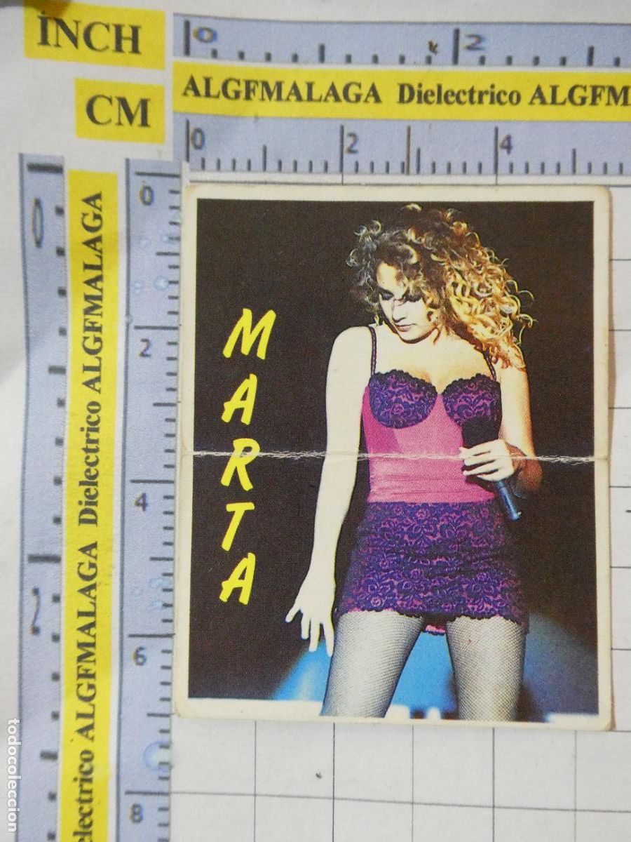 Coleccionismo cromos antiguos: CROMO CHUCHER&Iacute;AS PASTELITOS. MATUTANO SONRICS PEGATE ESTRELLAS ROCK. MARTA S&Aacute;NCHEZ 113