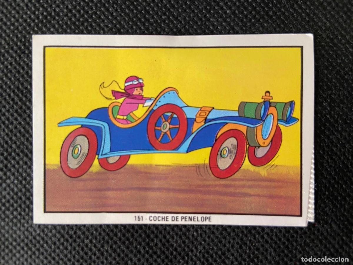 Coleccionismo cromos antiguos: ANTIGUO CROMO 151 &ldquo; COCHE PENELOPE &ldquo; NUEVO FESTIVAL HANNA BARBERA FHER 1973