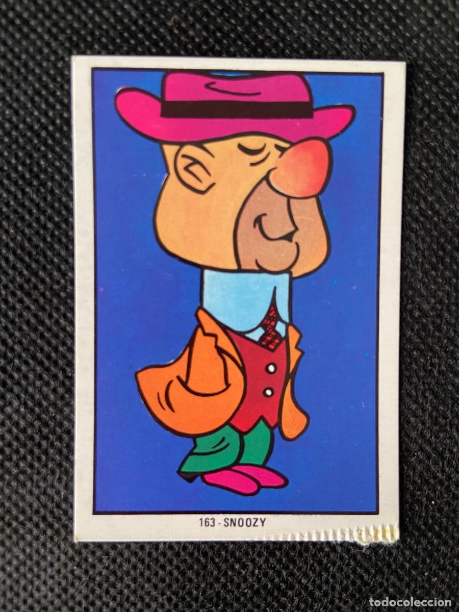 Coleccionismo cromos antiguos: ANTIGUO CROMO 163 &ldquo; SNOOZY &ldquo; NUEVO FESTIVAL HANNA BARBERA FHER 1973