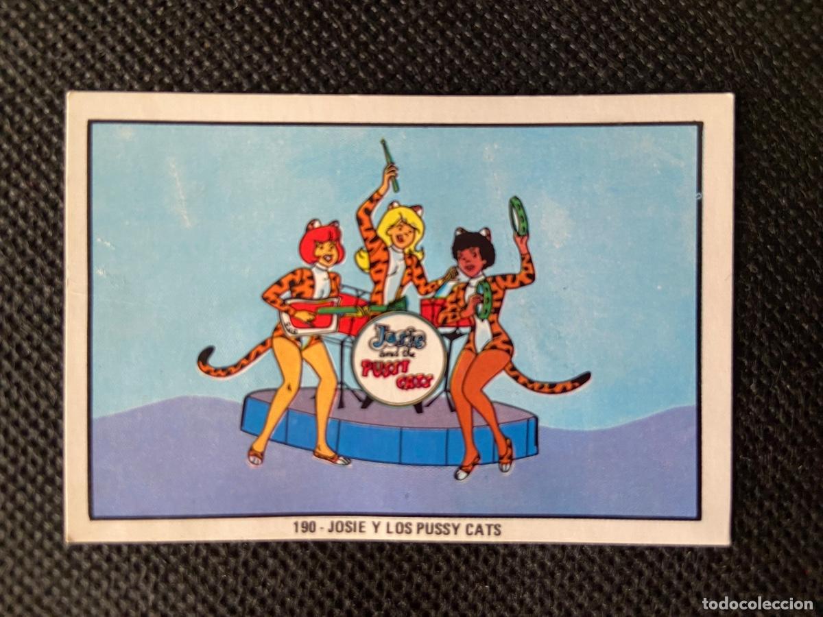 Coleccionismo cromos antiguos: ANTIGUO CROMO 190 &ldquo; JOSIE Y LOS PUSSI CATS &ldquo; NUEVO FESTIVAL HANNA BARBERA FHER 1973
