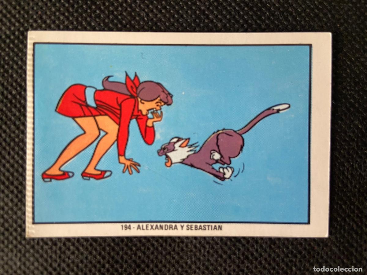 Coleccionismo cromos antiguos: ANTIGUO CROMO 194 &ldquo; ALEXANDRA Y SEBASTIAN &ldquo; NUEVO FESTIVAL HANNA BARBERA FHER 1973