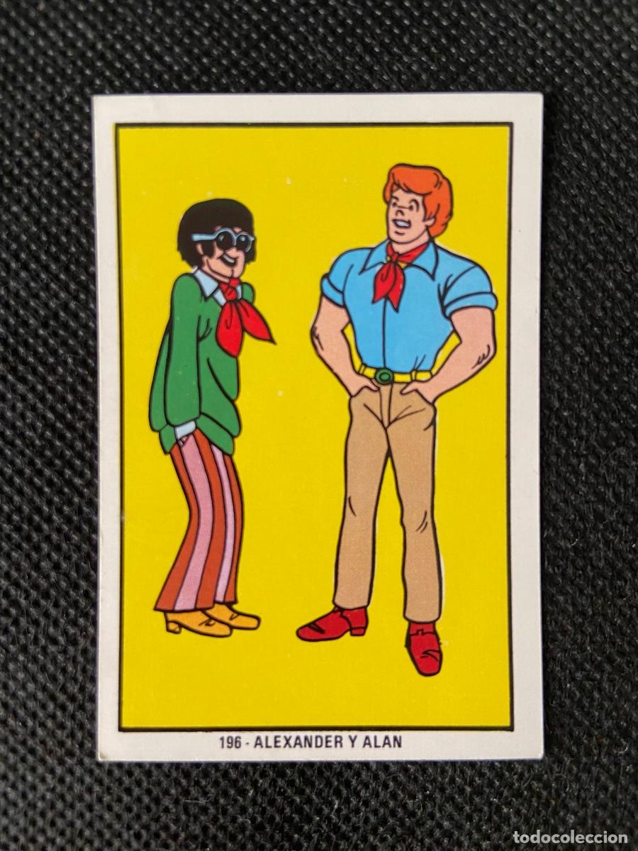 Coleccionismo cromos antiguos: ANTIGUO CROMO 196 &ldquo; ALEXANDER Y ALAN &ldquo; NUEVO FESTIVAL HANNA BARBERA FHER 1973