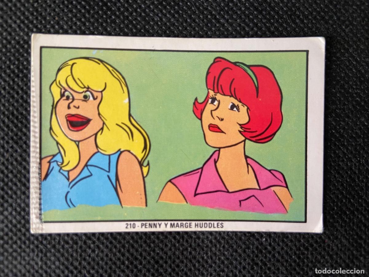 Coleccionismo cromos antiguos: ANTIGUO CROMO 210 &ldquo; PENNY Y MARGE &ldquo; NUEVO FESTIVAL HANNA BARBERA FHER 1973