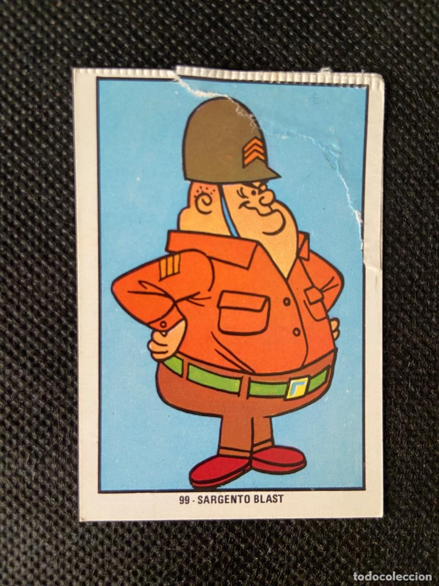 Coleccionismo cromos antiguos: ANTIGUO CROMO 99 &ldquo; SARGENTO BLAST &ldquo; NUEVO FESTIVAL HANNA BARBERA FHER 1973