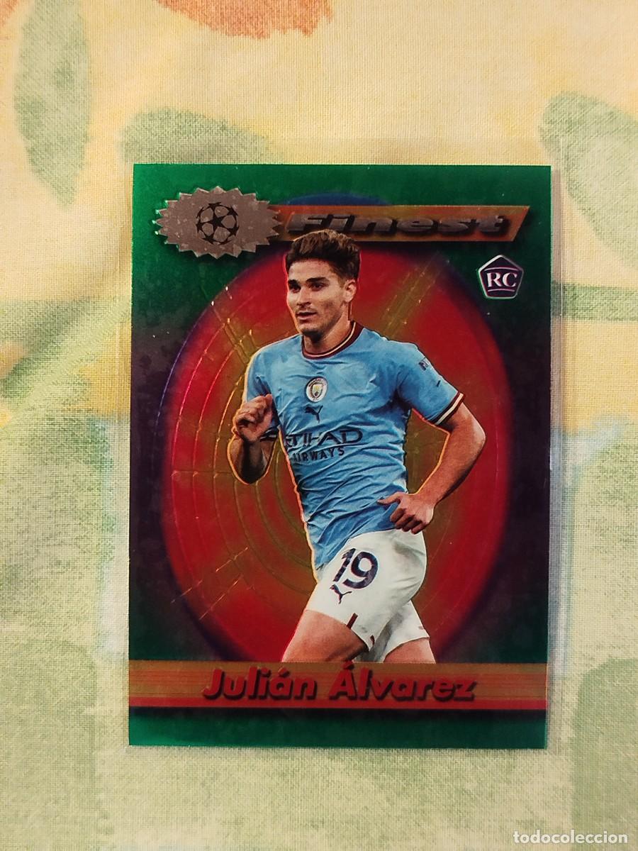 Coleccionismo cromos antiguos: 19. Juli&aacute;n Alvarez (Manchester City) RC - Topps Finest Flashbacks UEFA Club 2022-23