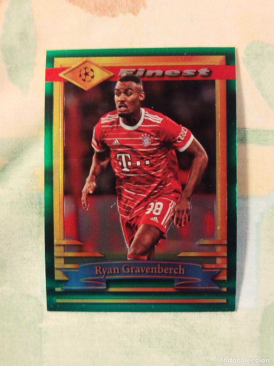 Coleccionismo cromos antiguos: 28. Ryan Gravenberch (Liverpool) - Topps Finest Flashbacks UEFA Club 2022-23