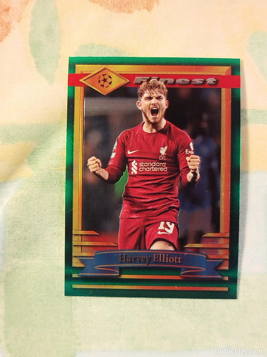 Coleccionismo cromos antiguos: 59. Harvey Elliot (Liverpool) - Topps Finest Flashbacks UEFA Club 2022-23