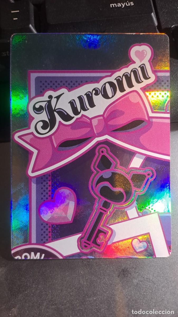 Coleccionismo cromos antiguos: CROMO 19 HELLO KITTY AND FRIENDS FUN TOGETHER! 19 KUROMI BRILLO TRADING CARDS PANINI 2025