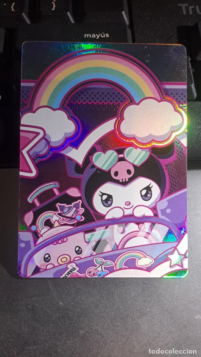 Coleccionismo cromos antiguos: CROMO 20 HELLO KITTY AND FRIENDS FUN TOGETHER! 20 KUROMI BRILLO TRADING CARDS PANINI 2025