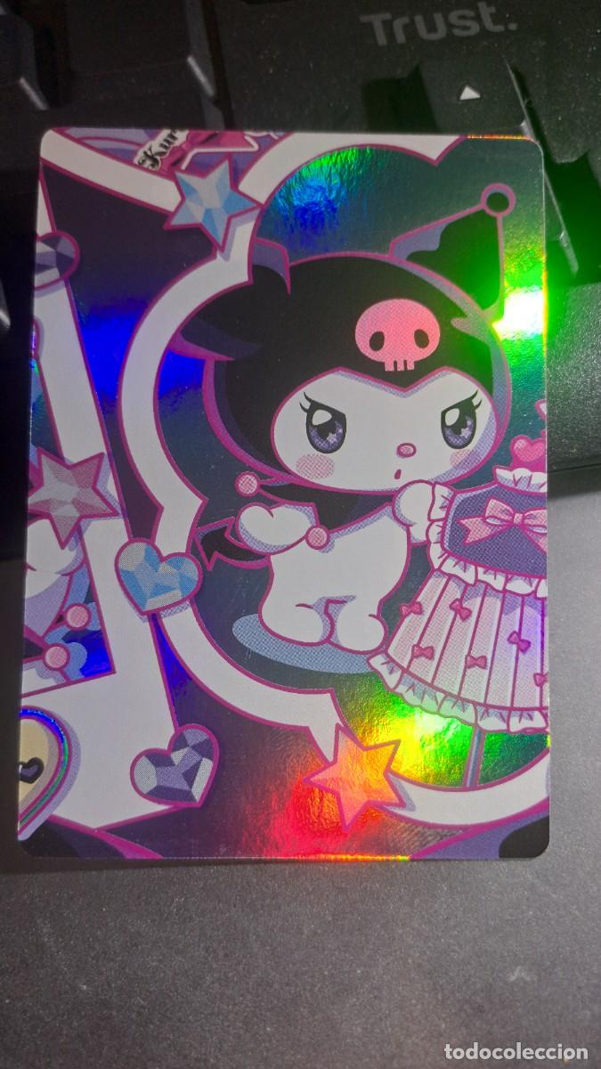 Coleccionismo cromos antiguos: CROMO 23 HELLO KITTY AND FRIENDS FUN TOGETHER! 23 KUROMI BRILLO TRADING CARDS PANINI 2025