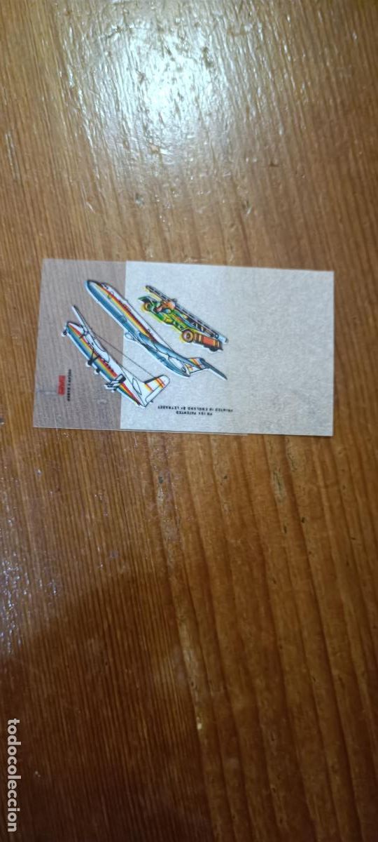 Coleccionismo cromos antiguos: BIMBO - VOLAR Y SABER. Calcomania Transfer.