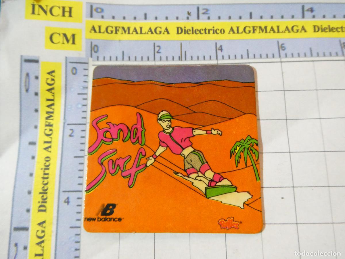 Coleccionismo cromos antiguos: CROMO PASTELITOS GOLOSINAS CHOCOLATINAS RUFFLES. SAND SURF NEW BALANCE., 137