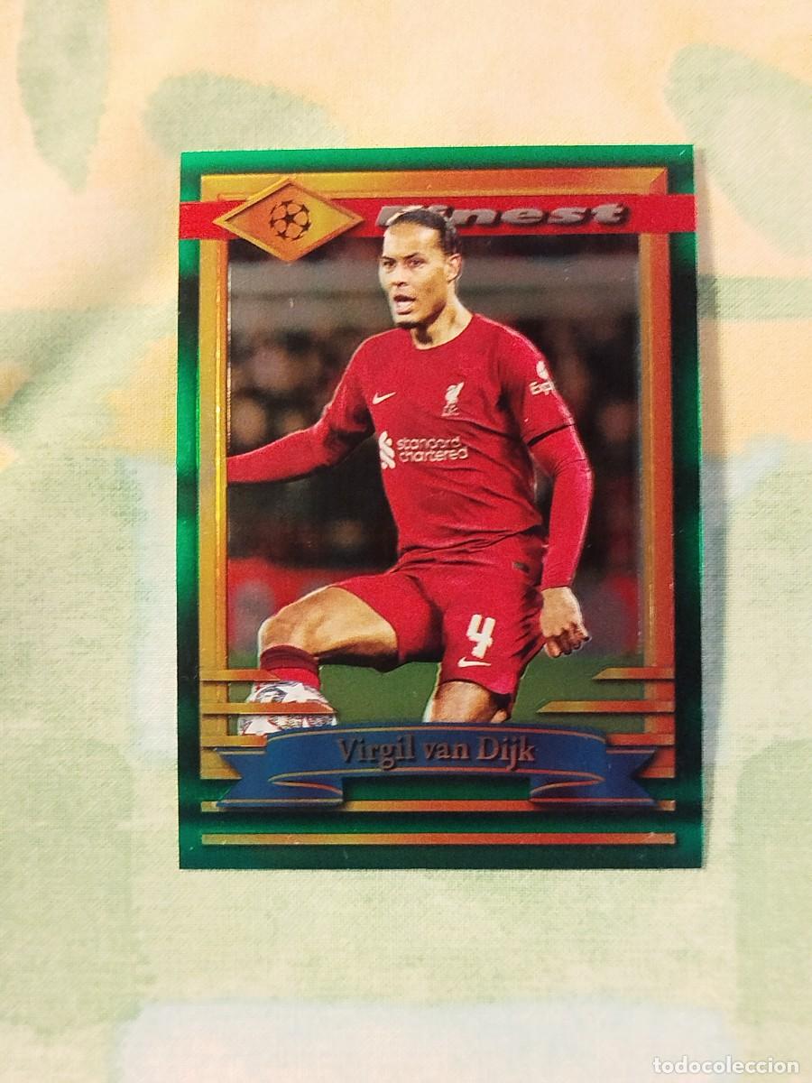 Coleccionismo cromos antiguos: 67. Virgil Van Dijk (Liverpool)- Topps Finest Flashbacks UEFA Club 2022-23