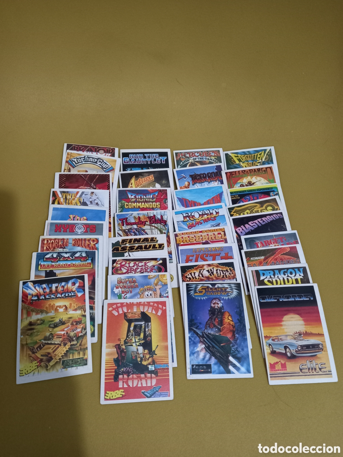 Coleccionismo cromos antiguos: Lote 34 cromos Mix 92 videojuego retro