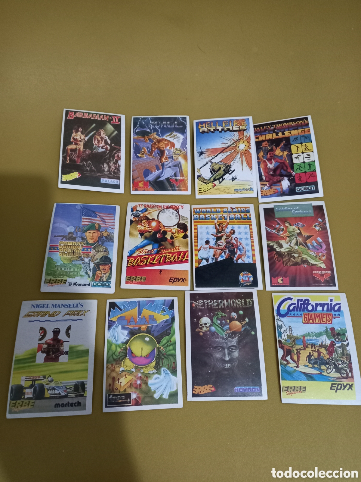 Coleccionismo cromos antiguos: Lote 26 cromos Mix 92 Videojuego retro
