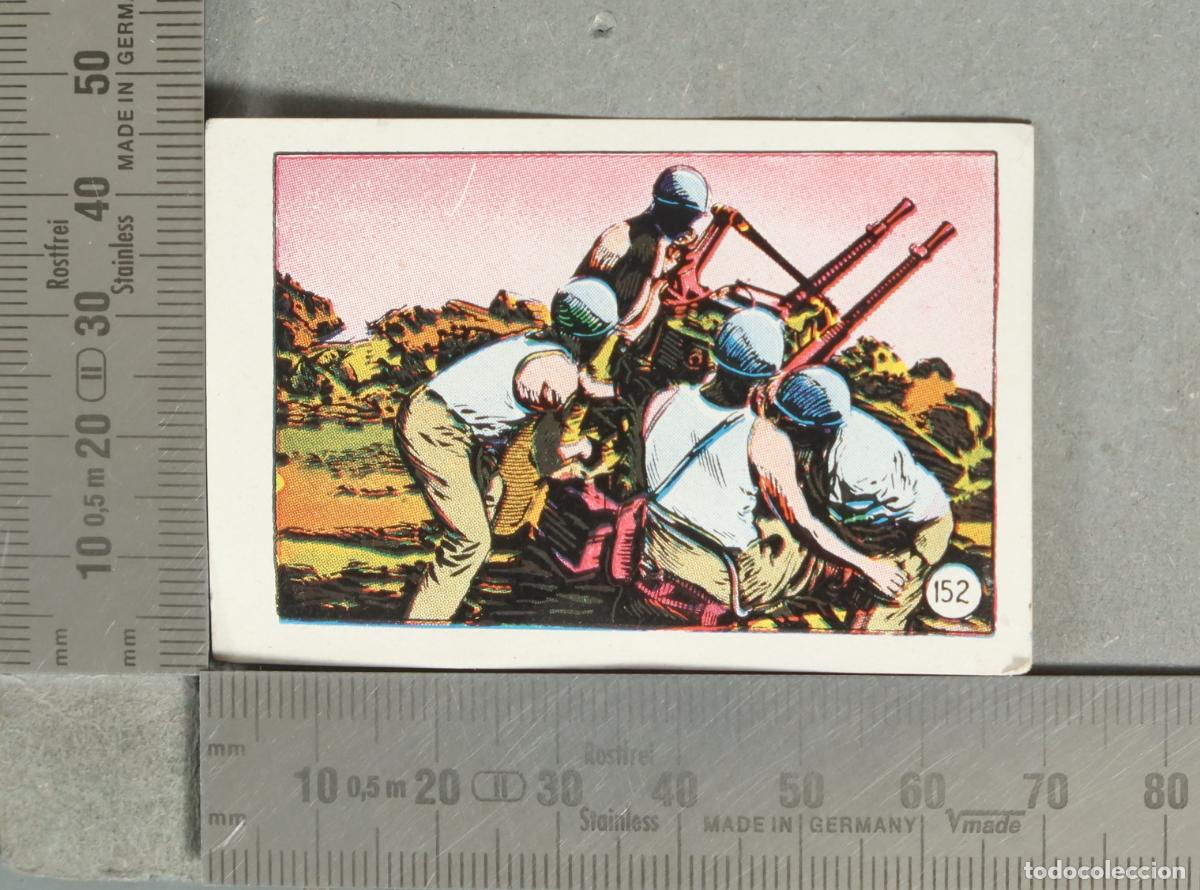 Coleccionismo cromos antiguos: CROMO. SOLDADOS NUMERO 152