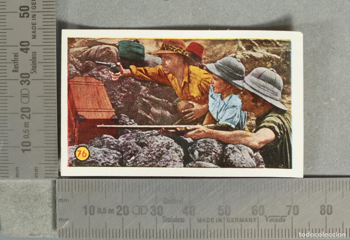 Coleccionismo cromos antiguos: CROMO. LAS MINAS DEL REY SALOMON. N-76
