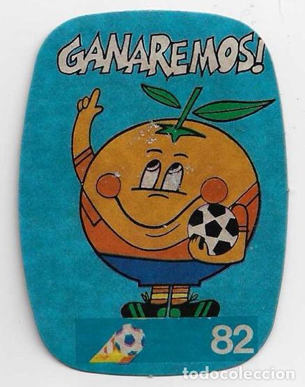 Coleccionismo cromos antiguos: Espa&ntilde;a 82_Pegatina_Naranjito_ Ganaremos