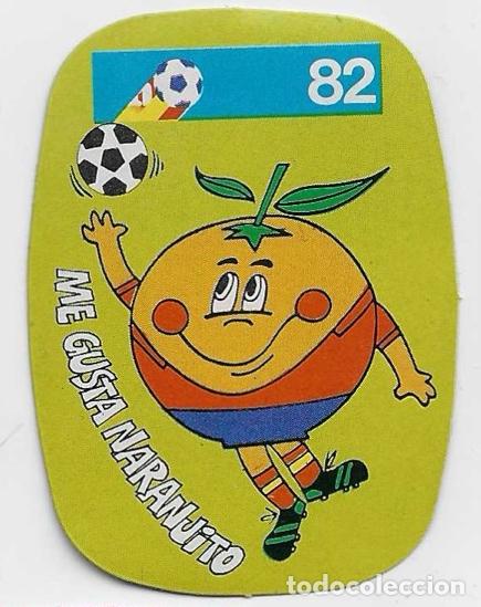 Coleccionismo cromos antiguos: Espa&ntilde;a 82_Pegatina_Naranjito_ Me gusta naranjito