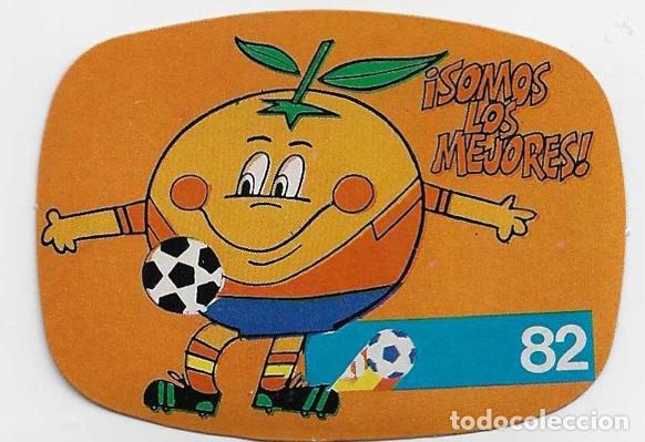 Coleccionismo cromos antiguos: Espa&ntilde;a 82_Pegatina_Naranjito_ Somos los Mejores