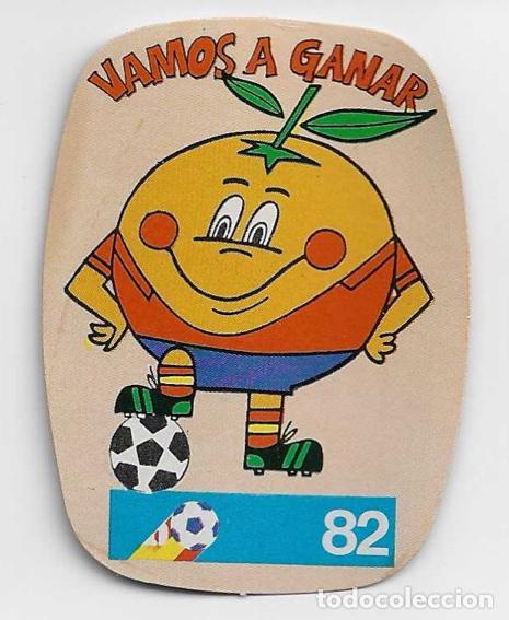 Coleccionismo cromos antiguos: Espa&ntilde;a 82_Pegatina_Naranjito_ Vamos a Ganar