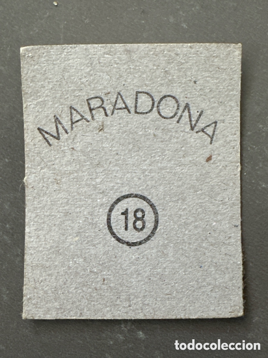 Coleccionismo cromos antiguos: CROMO PUZZLE MARADONA N&Uacute;M. 18 - Foto 2
