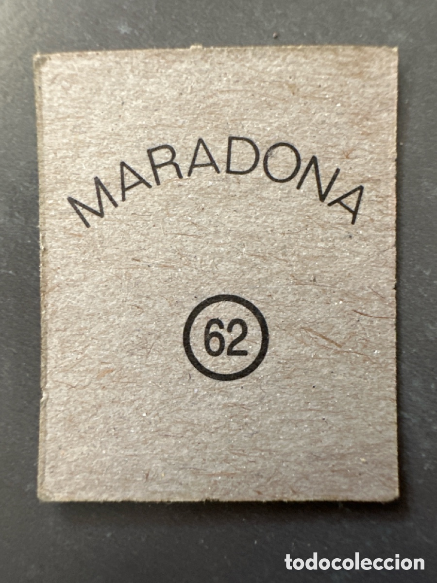 Coleccionismo cromos antiguos: CROMO PUZZLE MARADONA N&Uacute;M. 62 - Foto 2