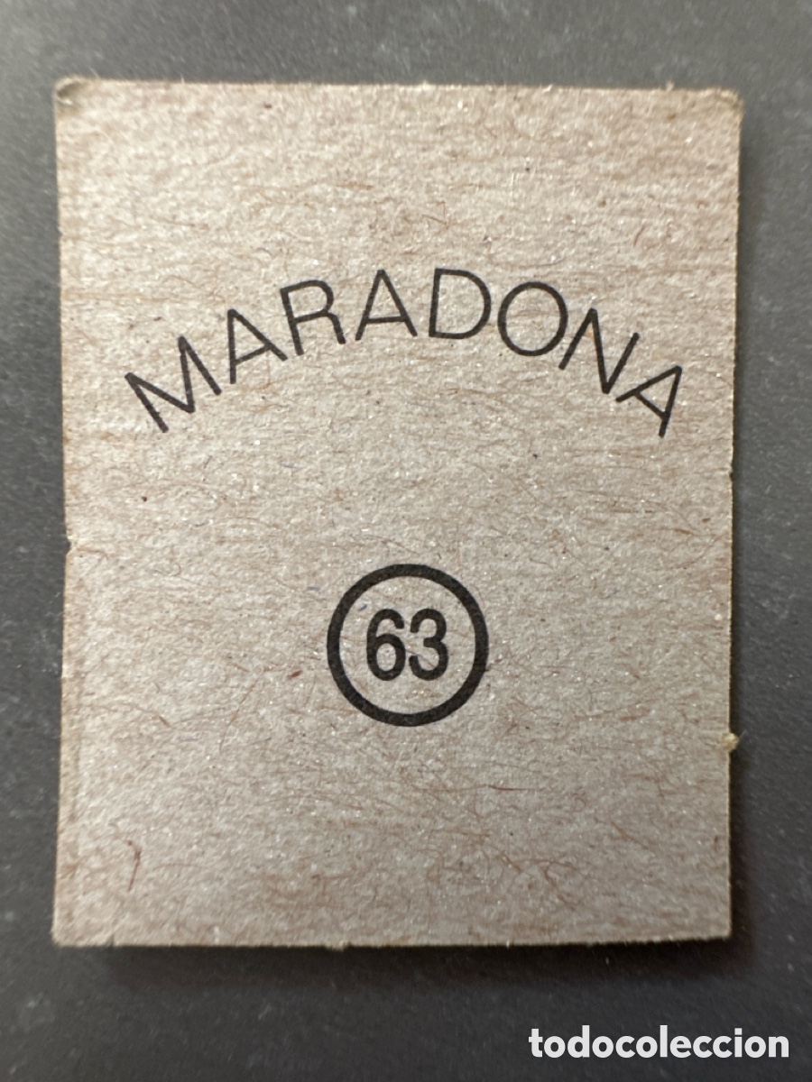 Coleccionismo cromos antiguos: CROMO PUZZLE MARADONA N&Uacute;M. 63 - Foto 2