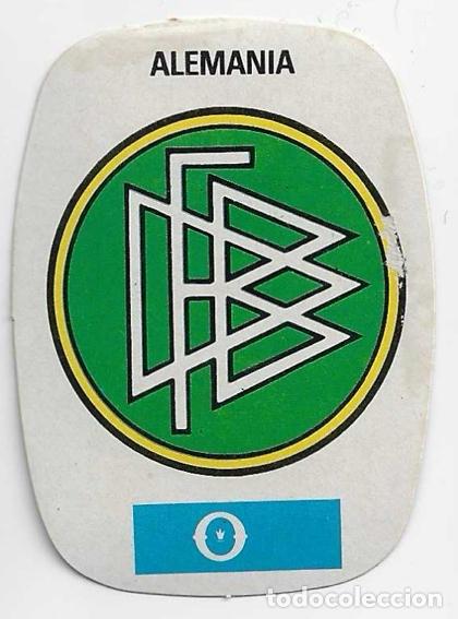 Coleccionismo cromos antiguos: Espa&ntilde;a 1982_Pegatina_Escudo Alemania