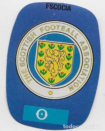 Colecionismo Cromos antigos: Espa&ntilde;a 1982_Pegatina_Escudo Escocia