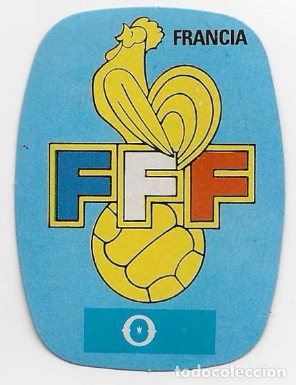 Sammeln alte Sammelbilder: Espa&ntilde;a 1982_Pegatina_Escudo Francia