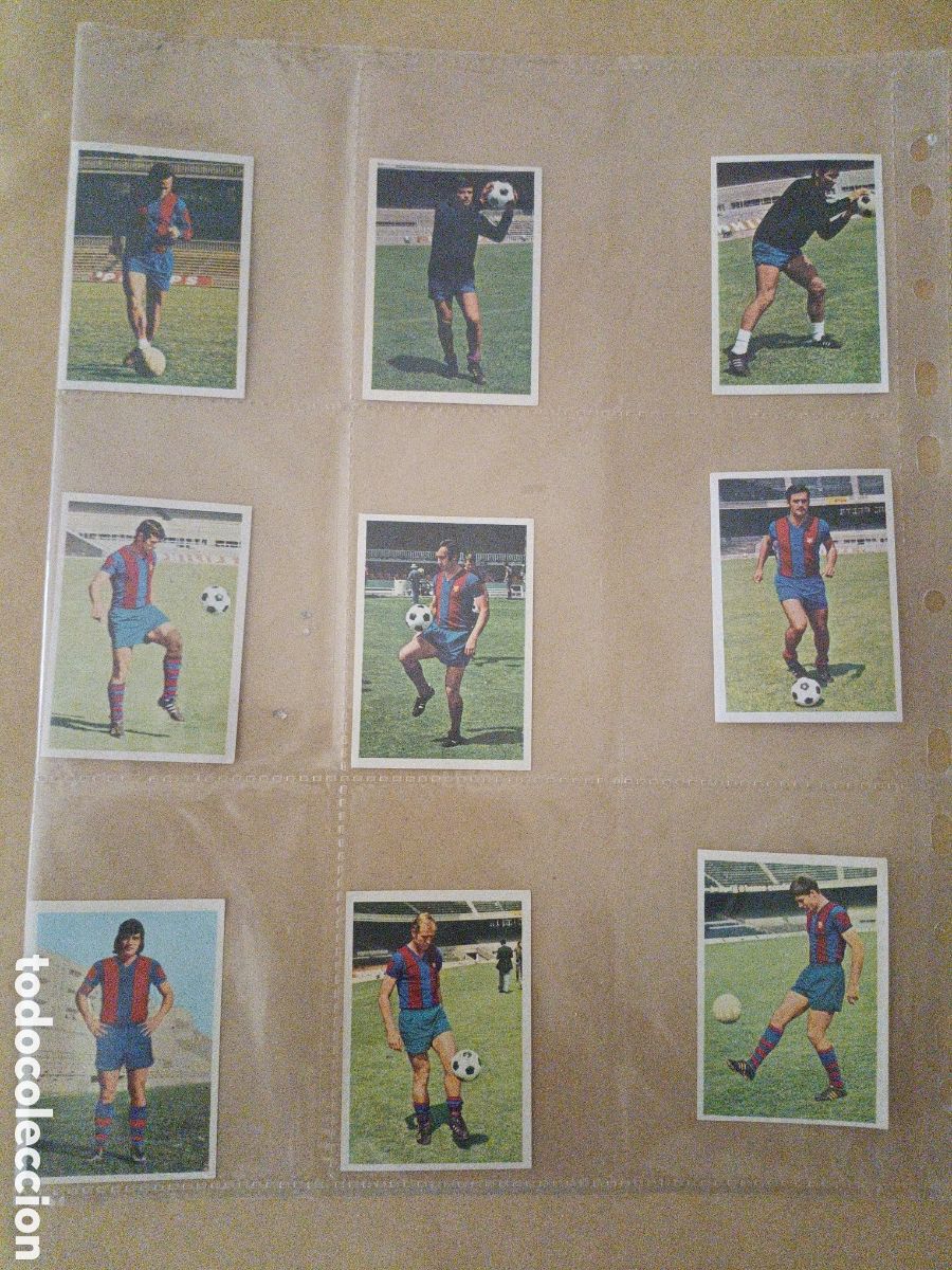 Coleccionismo cromos antiguos: Futbol club Barcelona 75-76