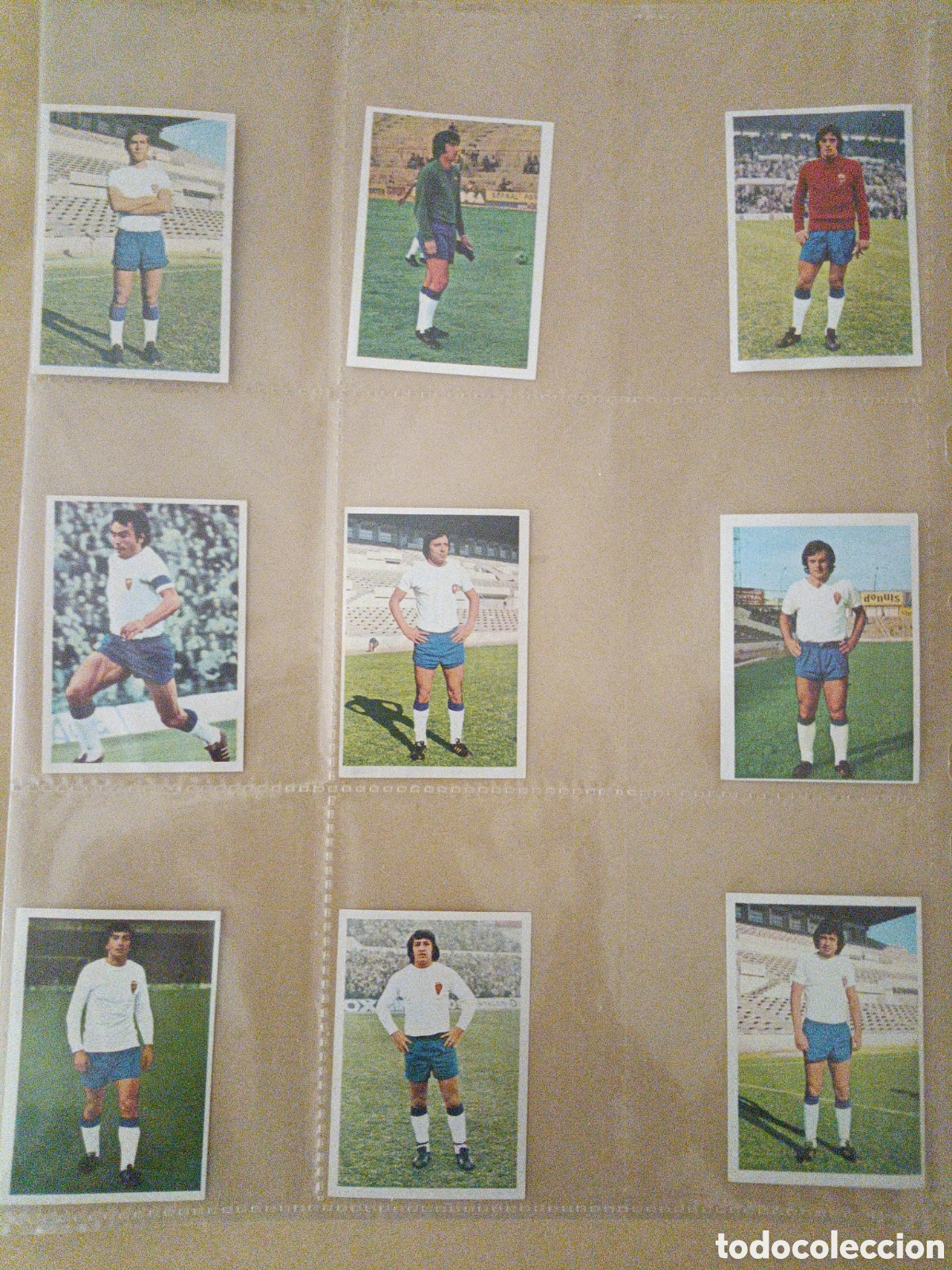 Coleccionismo cromos antiguos: Cromos Real Zaragoza 75-76